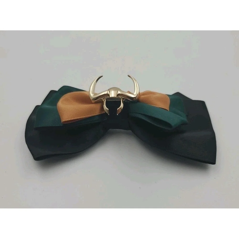 Loki Costume Hair Bow Tie Or Pin